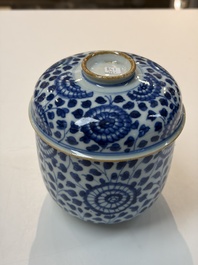 A varied group of 15 Chinese blue and white wares, 18th C. and later