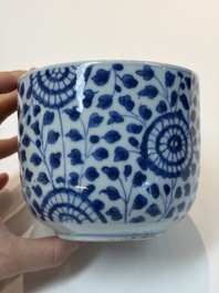 A varied group of 15 Chinese blue and white wares, 18th C. and later