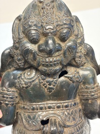 A bronze sculpture of Ganesh, 20th C.