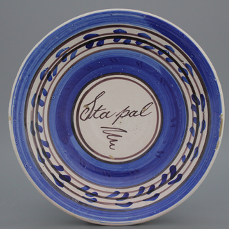 A Frisian Lemmer "sayings" dish ca. 1800
