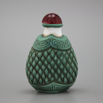 Chinees snuifflesje, Peking glas, 20e