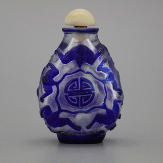Chinees snuifflesje, Peking glas, 20e
