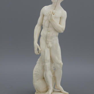Ivoren sculptuur van Apollo, wellicht Italië, 17/18e