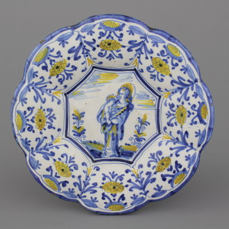 Plat exceptionnel lobé, Haarlem, 17e