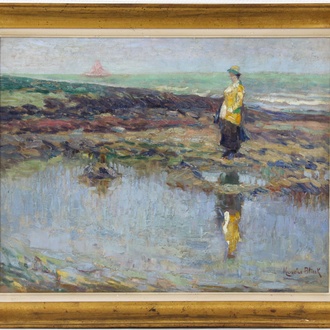 Maurice Blieck (1876-1922), Dame aan zee