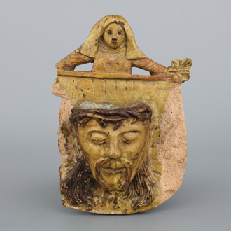 Fragment de bénitier, les Pays-Bas, 17e