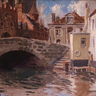 Charles van Roose (1883-1960), Zicht op Gruuthuse te Brugge