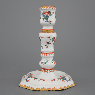 Chandelier en faïence de Delft doré, style Kakiemon, 18e