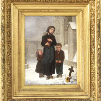 Antony Serres (1828-1898), Rouwscène
