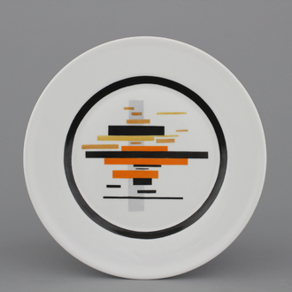 Russische suprematisme bord, Keizerlijke Porseleinfabriek, naar Malevich