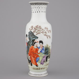 Fijne Chinese vaas, Republiek, 20e eeuw