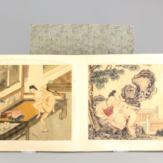 A collection of Chinese erotical prints, early 20th C.