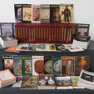 A very large collection of Asian Arts magazines: Orientations, Arts of Asia, 1980's and 1990's