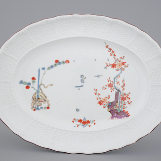 A Meissen porcelain tray decorated in Kakiemon style, 18th C.