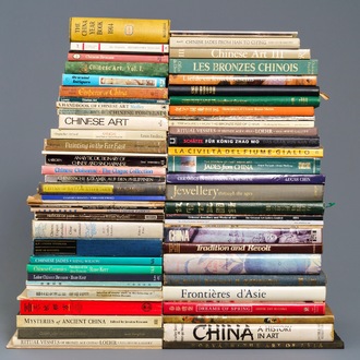 68 boeken over Chinese kunst, uiteenlopende onderwerpen