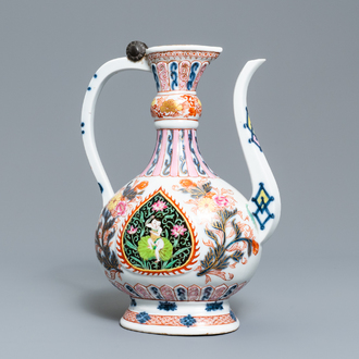 Een rose-Imari 'aftaba' kan voor de Islamitische markt, Samson, Parijs, 19e eeuw