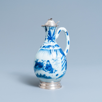 Een Chinese blauw-witte kan met Nederlandse zilveren montuur, Transitie periode