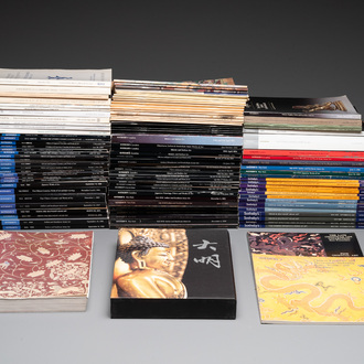 A varied collection of 99 auction catalogues on Asian arts from Sotheby's, 1968 and later