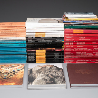 A varied collection of 116 auction catalogues on Asian arts from Christie's, 1976 and later
