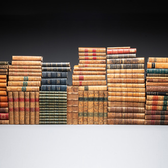 A collection of 102 books on literature and the history of France, 18/19th C.
