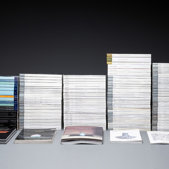 An impressive collection of 148 auction catalogues on Asian arts from Sotheby's, 1993-2020