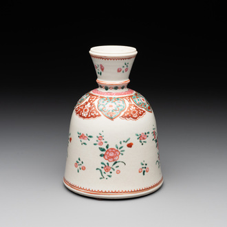 A Chinese famille rose hookah base with floral design for the Islamic market, Qianlong