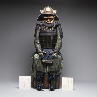 An impressive Japanese samurai armor, Edo period, first half 18th C.