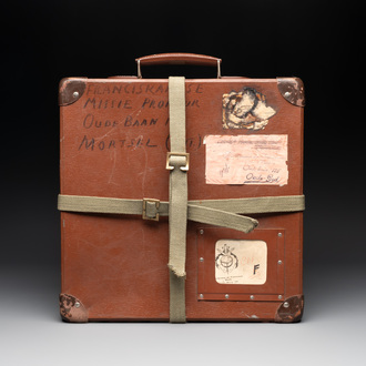 'La Grande Muraille' (The Great Wall) part 1 on 16mm film, with set photographs and original mailing case, dated 1948