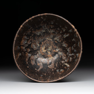 A Chinese Jizhou tortoiseshell-glazed tea bowl, Southern Song