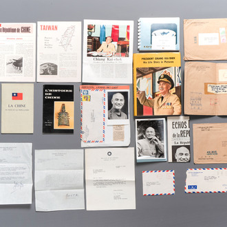 A collection of documents, letters and books relating to Chiang Kai-shek 蔣介石, 20th C.