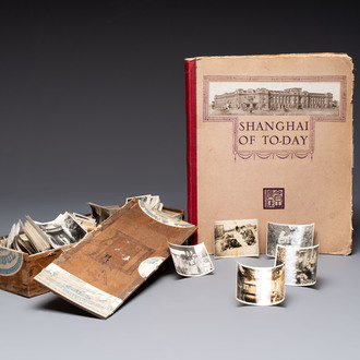 'Shanghai of To-day', dated 1930, and a large collection of travel photographs through China, 2nd quarter 20th C.