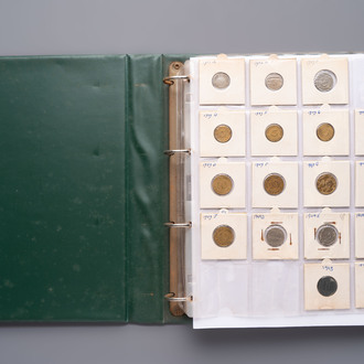 A large collection of 440 German coins, dating from 1819 to 1979