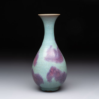 A Chinese jun-glazed vase, Republic