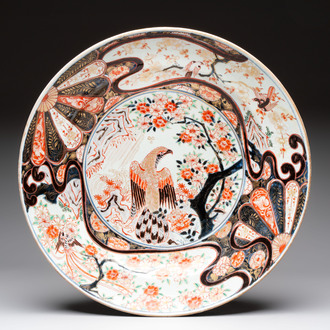 A massive Japanese Imari 'eagle' dish, Edo, first half 18th C.