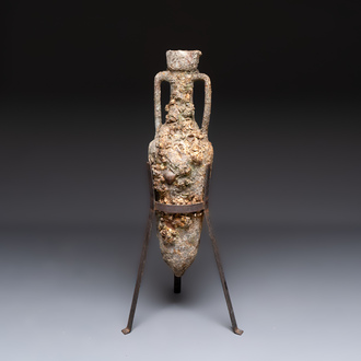 A Roman terracotta amphora for wine or oil transport, 2/1st C. B.C.