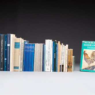 A collection of 68 books, catalogues and brochures on Delft faience and tiles, 1929 - 2014