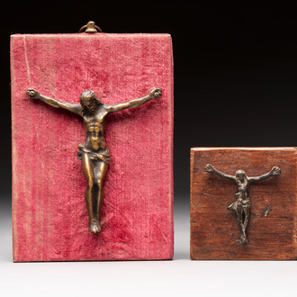 Two bronze Corpora Christi, Spain, 16/18th C.