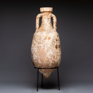 A Roman pottery olive oil amphora, Adriatic coast of Italy, 2nd/1st C. b.C.