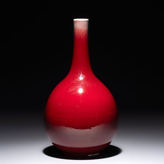 A Chinese langyao-style bottle vase, 19th C.
