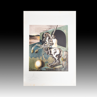 Salvador Dalí (1904-1989): 'Parade Équestre', lithograph on Arches paper, signed in pencil, ed. 214/500