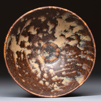 A Chinese Jizhou tortoiseshell-glazed tea bowl, Southern Song