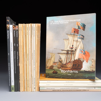 24 Christie's, Sotheby's and Bonhams auction catalogues on European paintings and art, 1977-2014
