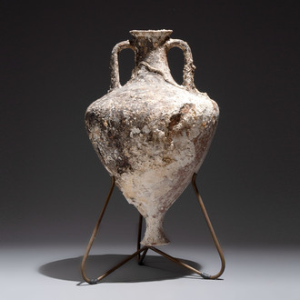 A Roman pottery olive oil transport amphora, South of Spain, 1st/3rd C.