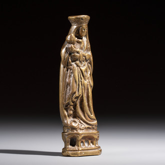 A bronze Madonna with Child, The Netherlands, possibly Utrecht, 1st half 16th C.