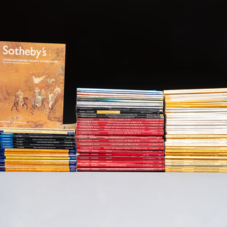 A collection of 84 Christie's and Sotheby's Amsterdam auction catalogues on Asian art, 1979-2008