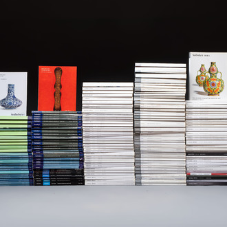 A large collection of 173 Sotheby's auction catalogues on Asian art, 2000-2020