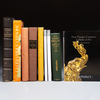 Six books and three auction catalogues on Chinese Arts, 1894-2008