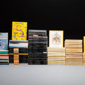 A large collection of 185 Christie's auction catalogues on Asian art, 1974-1999