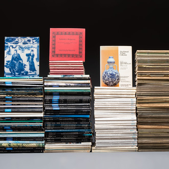 A large collection of 265 Sotheby's auction catalogues on Asian art, 1973-1999