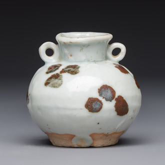 A Chinese russet-splashed jarlet, Yuan